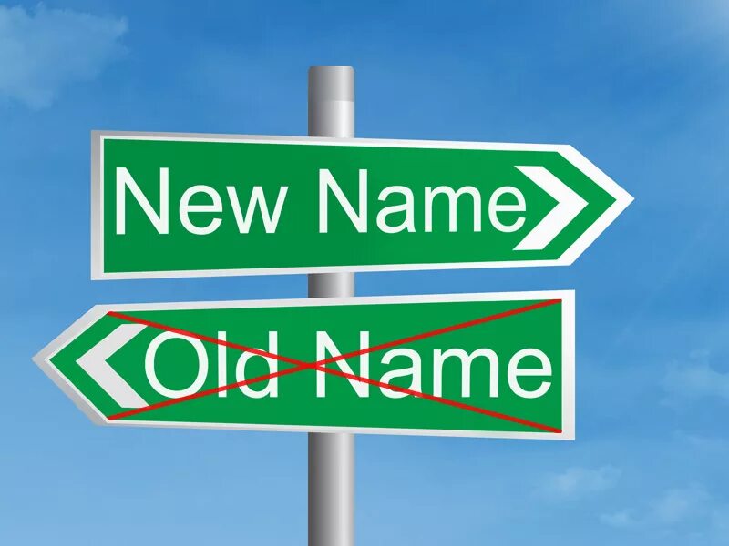 Changing your name. Change name. new name. change name free.