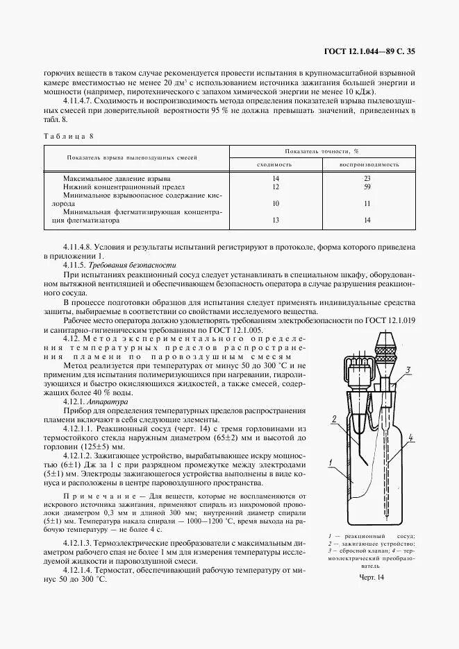 Гост 12.1 044 статус