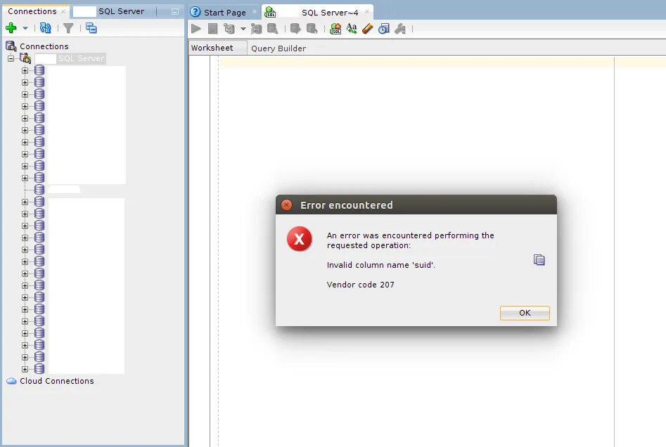 Sql server пароли. Ошибки SQL. MYSQL Server ошибка. Ошибки в SQL коде. Ошибка при запуске SQL developer.