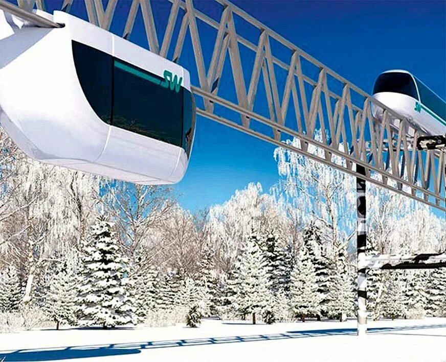 Way technology. Скайвэй транспорт будущего. Юницкий skyway. Струнный транспорт юницкого. Way technology.