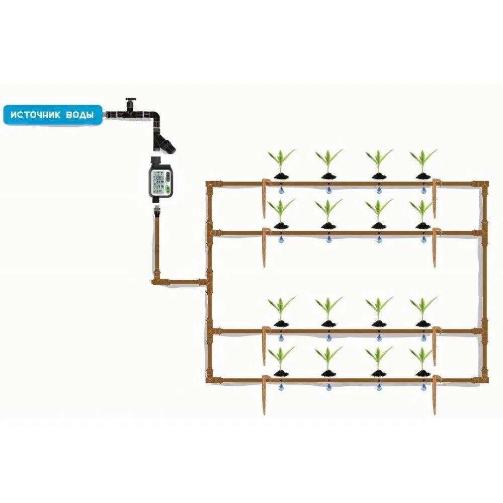 Капельный полив для теплицы купить на озон. Система автополива в теплице. Капельный полив в теплице 3х4. Капельный полив в теплице схема. Система капельного полива для теплицы 3х6.