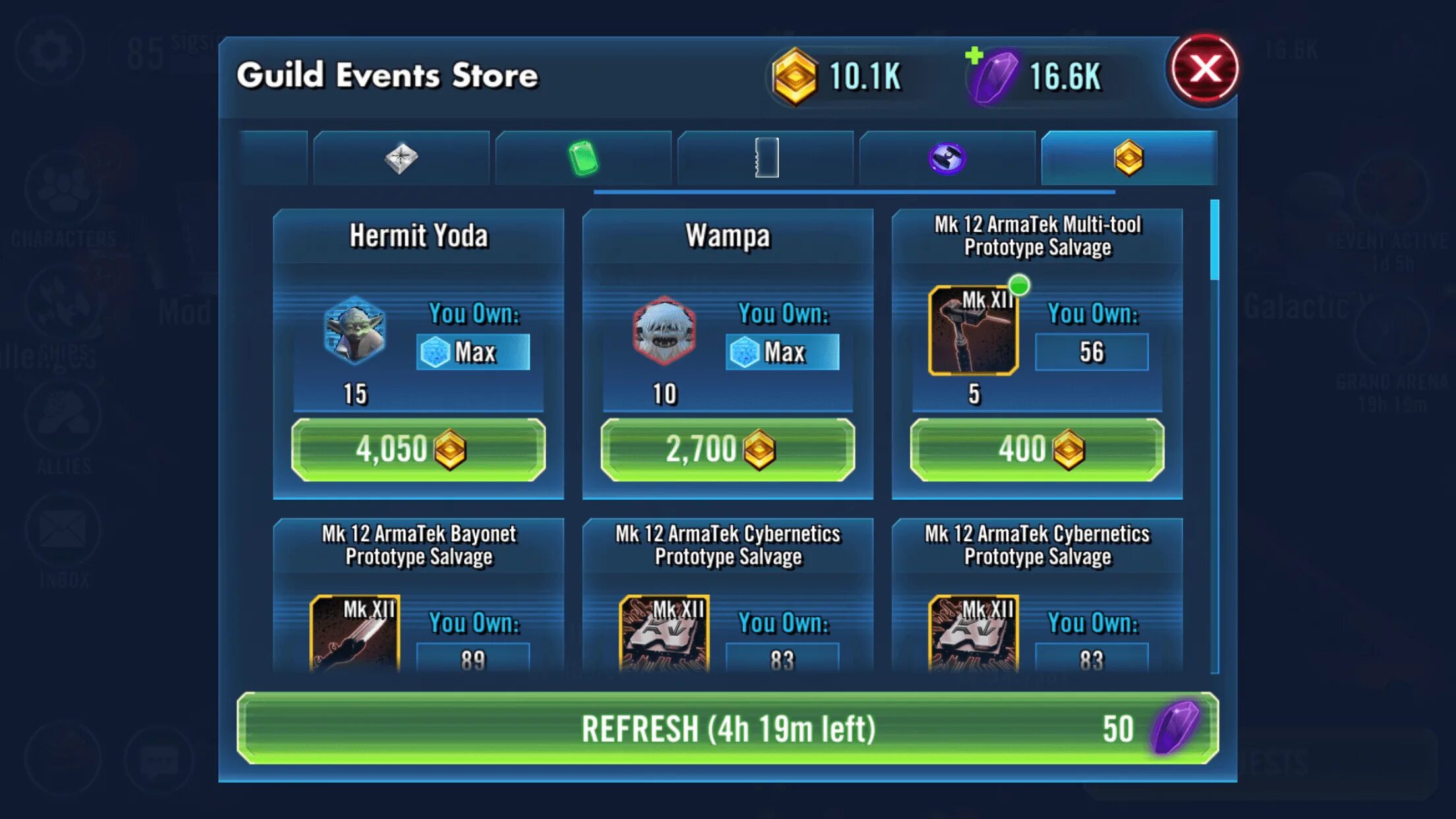 Swgoh store. SWGOH магазин осколков. Легенды Галактики SWGOH. Магазин осколков Star Wars Galaxy of Heroes.