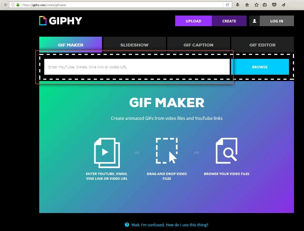 Making gif from video. Gif maker. gif creator. giphy gif maker. gif maker online.