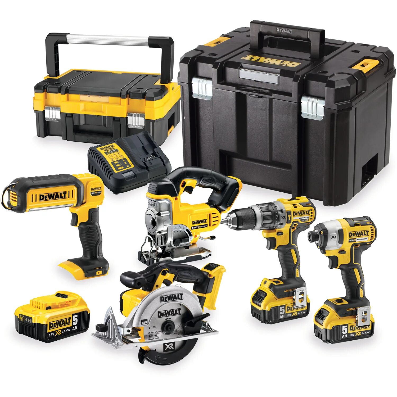 Аккумуляторный инструмент наборы девольт. Набор электроинструмента dewalt dck623p3. dewalt набор narzędzi 18v combo 7шт 4x5ah tstak. dewalt комплект инструментов. набор инструментов деволт 7 инструментов.