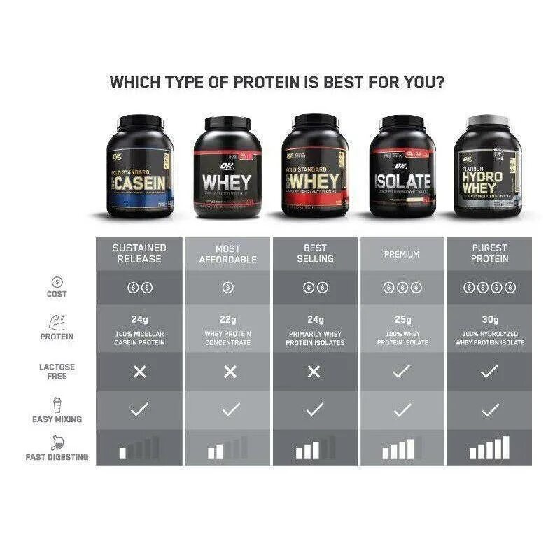 Протеин значение. Протеин Whey Gold Standard Optimum Nutrition. Типы сывороточного протеина. Сывороточный протеин для набора мышечной массы.