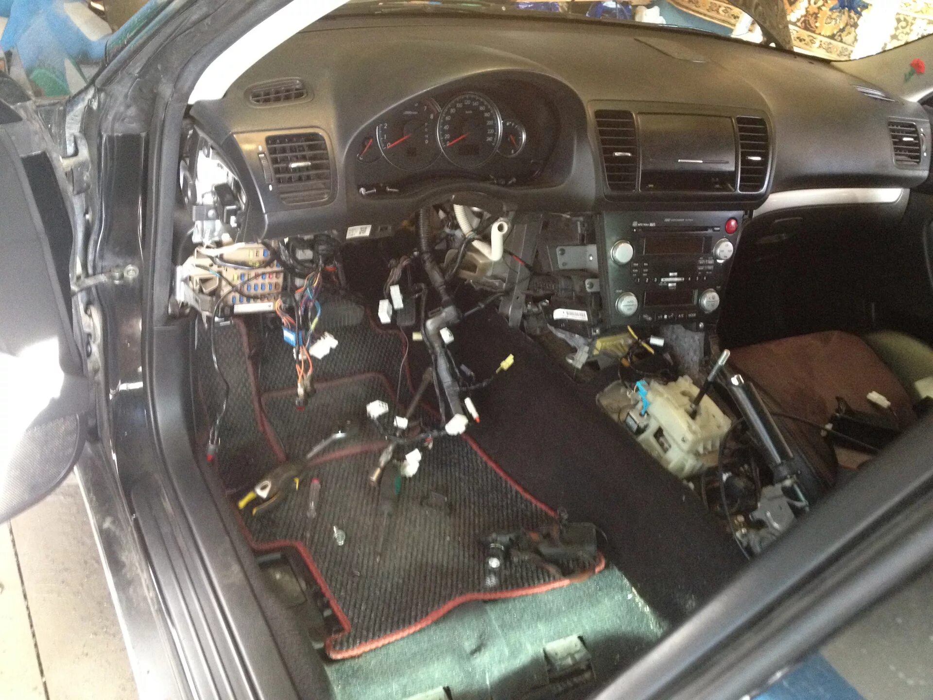 Замена радиатора печки - Subaru Legacy (BD/BG/BK), 2 л, 1995 года своими руками 
