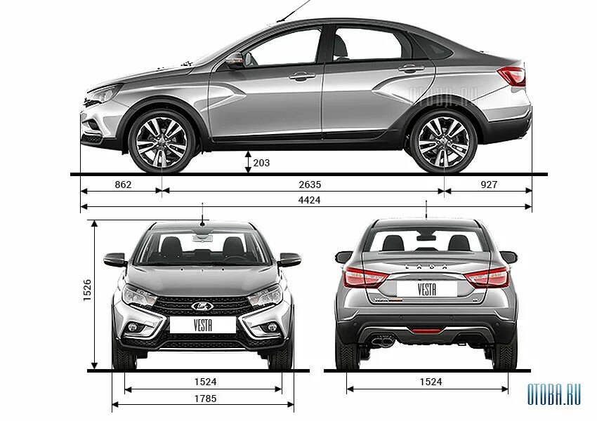 Размеры лады весты универсал. Vesta SW Cross габариты.