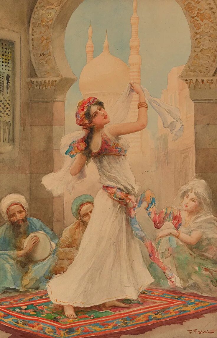 Fabio Fabbi (1861-1906) Orientalist painter Eastern art, Arabic art, Art paintin