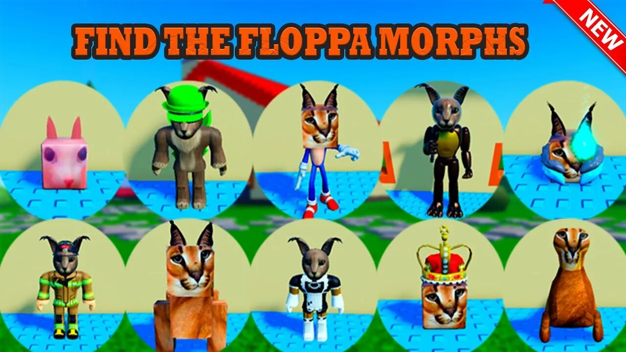 Как сделать морф в роблокс. Find the floppa morphs. морф роблокс. floppa roblox.