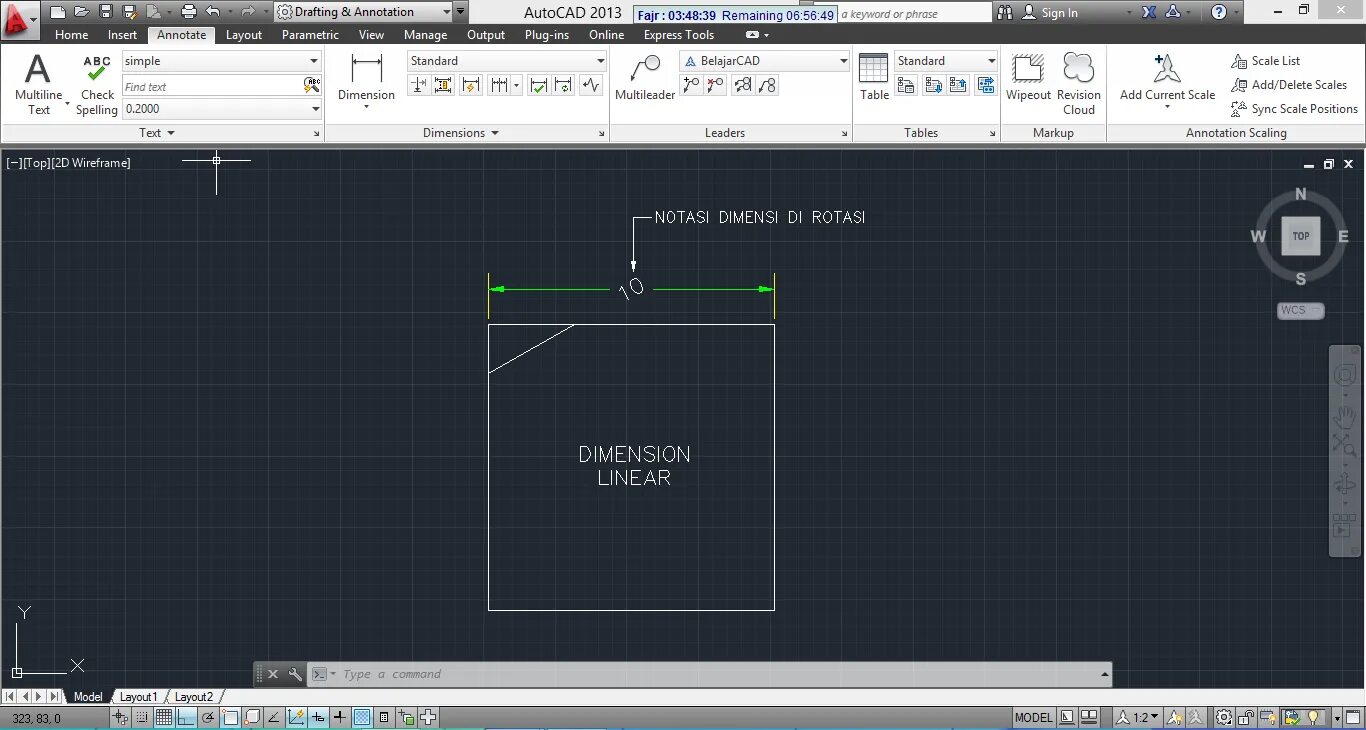 Linear dimensions