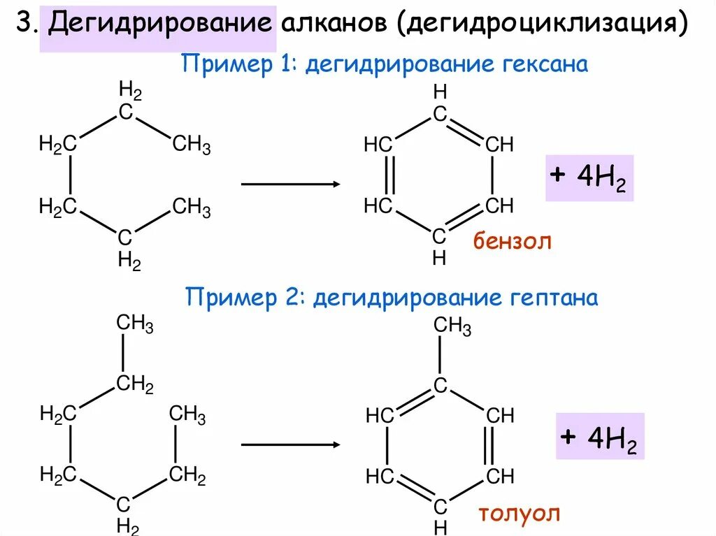 Метилбензол + н2. Толуол + н2. Дегидрирование н-гептана. Дегидрирование гексина 1 реакция.