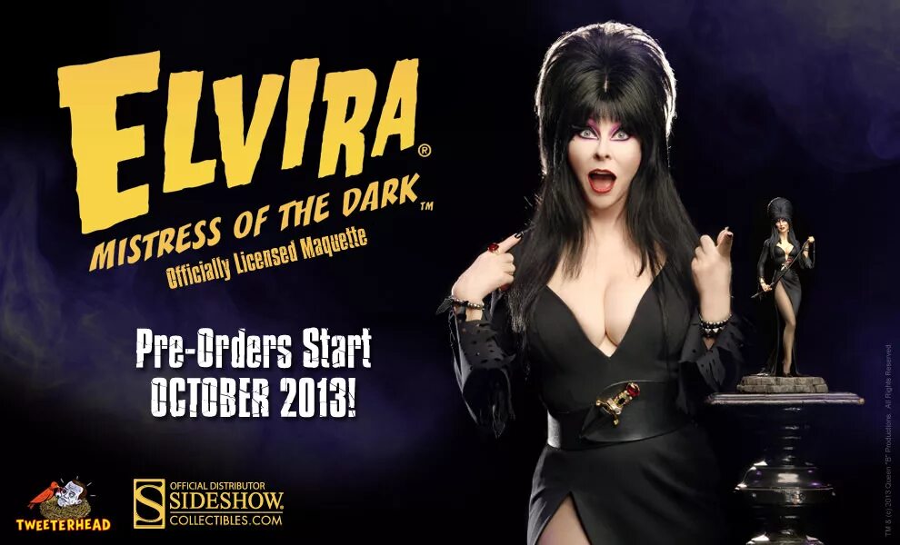 Sideshow Elvira. Sheridan Love Elvira. Любовные пародии