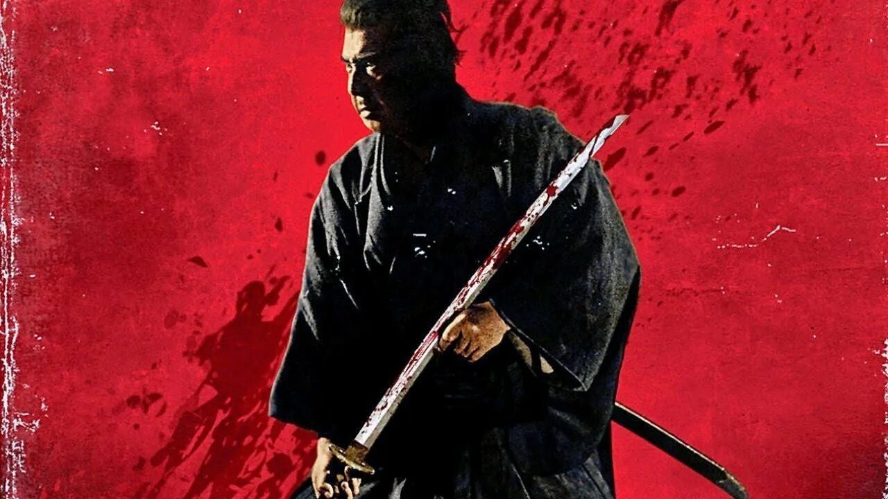 Самурай меч в крови