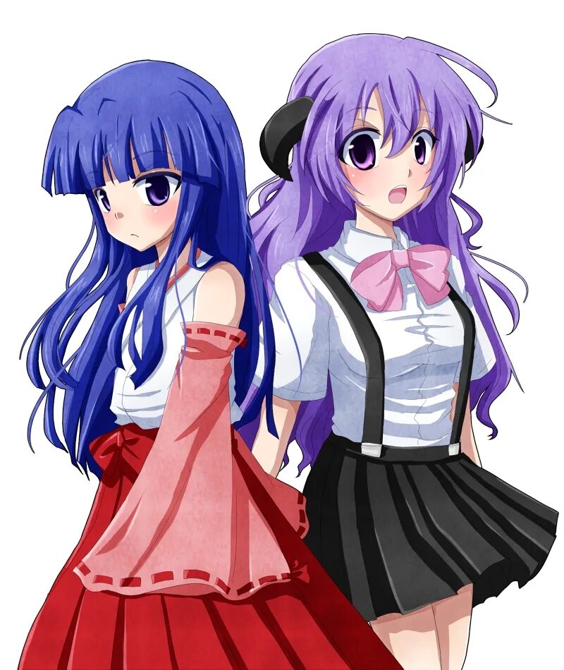 Ханю Фуруде. Hanyuu Furude & Rika. Higurashi Rika Furude. Рика Фуруде и Ханю Фуруде.