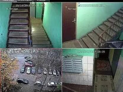 Видеонаблюдение в подъезде многоквартирного