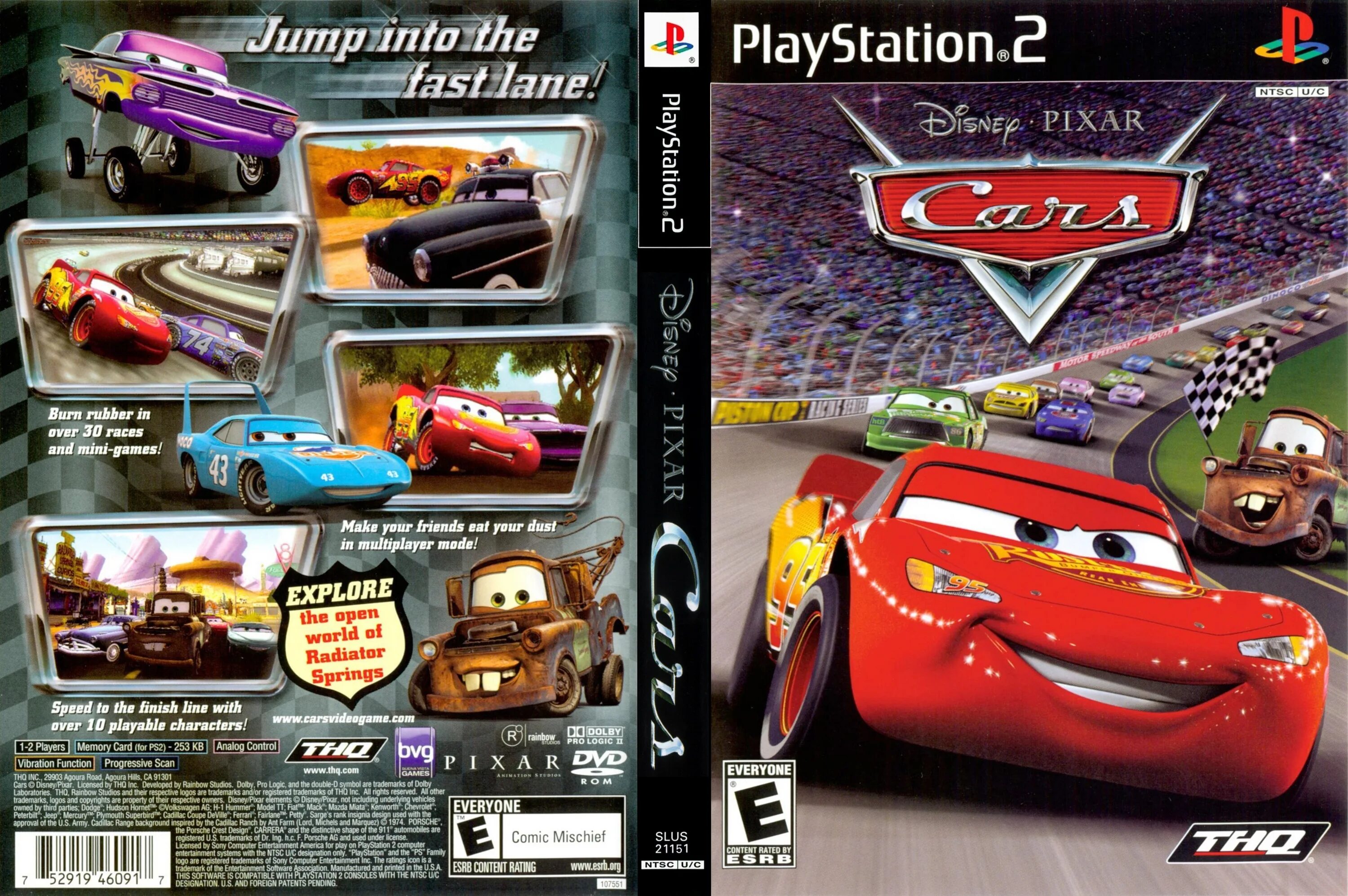 Тачки меню. Disney Pixar cars ps2. Disney/Pixar cars ps2 диск. Игра Тачки Дисней Пиксар. Cars игра 2006.