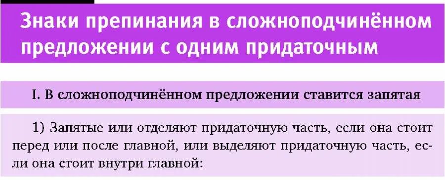 Запятая в сложноподчиненном предложении примеры