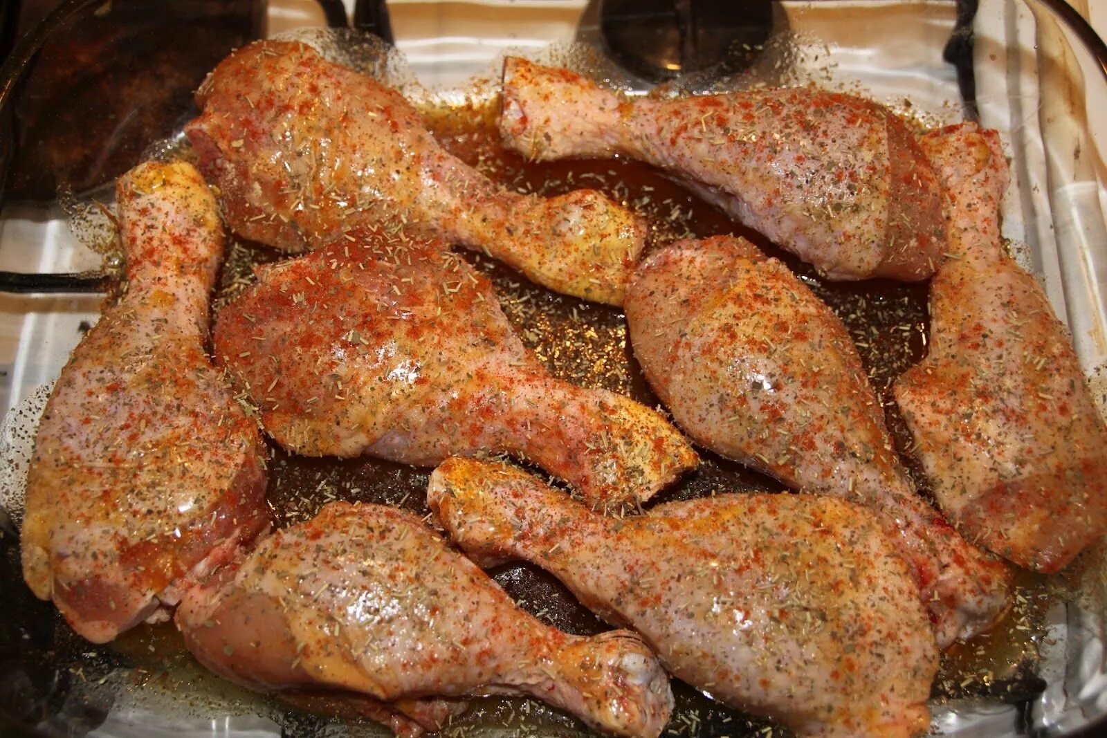 Рецепт запеченной куриной голени