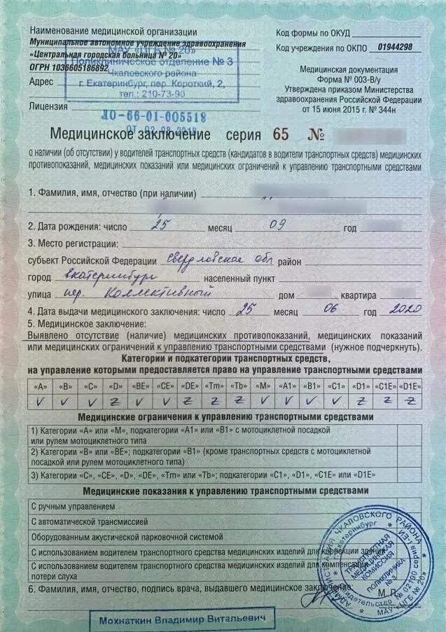 Медсправка 003 в/у. Медсправка для водителя категории с 2022. Медсправка для водительских прав 2021. Водительская медицинская справка 2022.