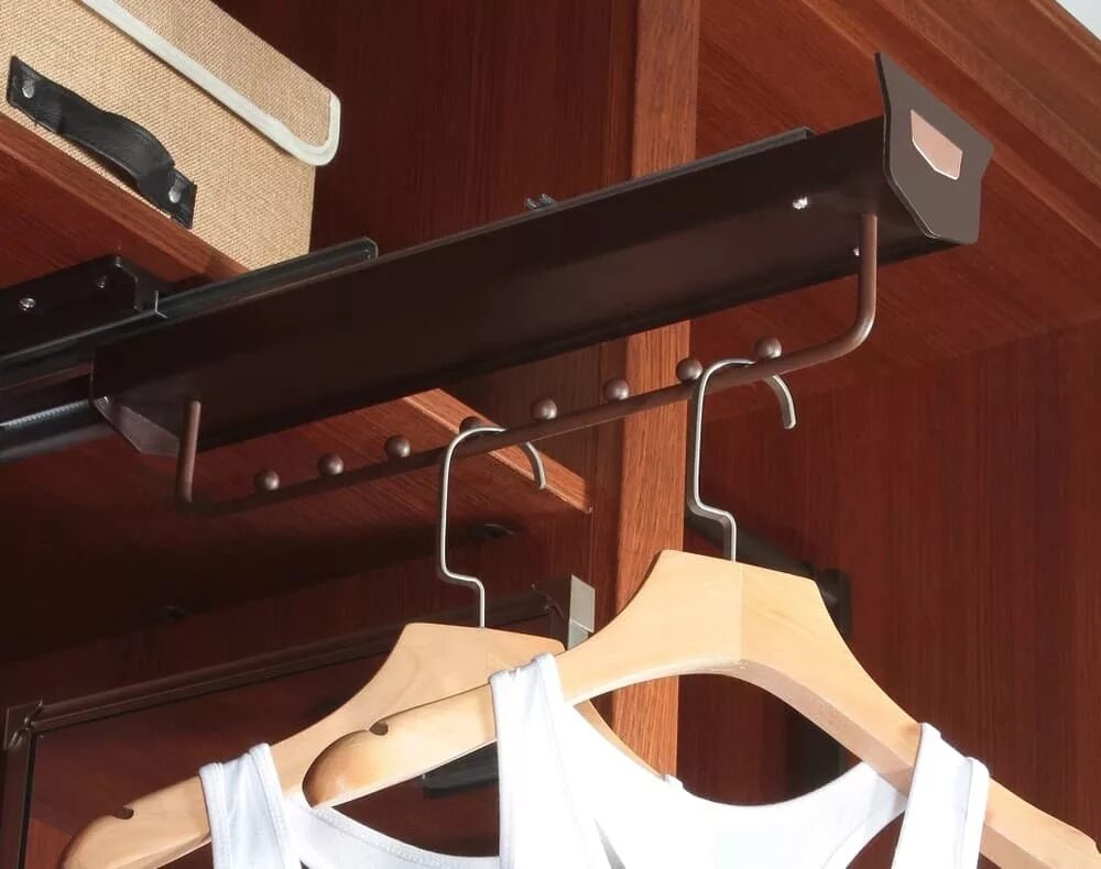 выдвижная штанга для вешалок. вешало торцевое. вешалка с отверстиями ww-se102хром. выдвижная штанга 300мм starex. выдвижные вешалки для шкафов.