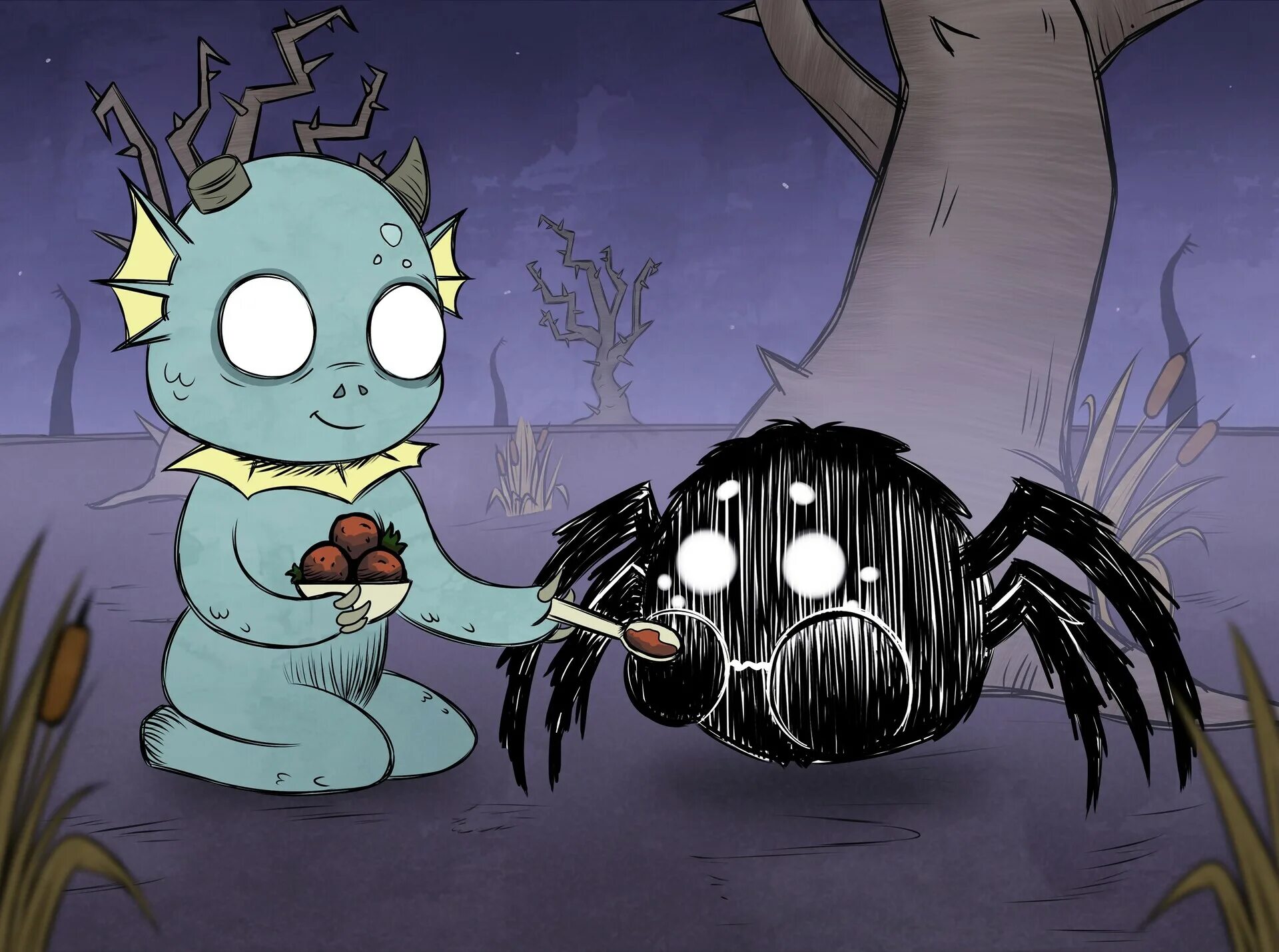 Fan don. Вурт don't Starve together. Don't Starve together Веббер. Don't Starve Вурт Art.