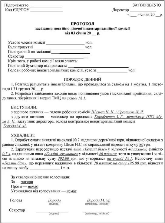 Протокол инвентаризационной комиссии по результатам инвентаризации. Протокол итогов инвентаризации. Оформление протокола инвентаризации образец. Образец протокола инвентаризации основных средств. Итоги инвентаризации протокол.