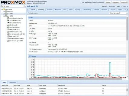 Proxmox установка