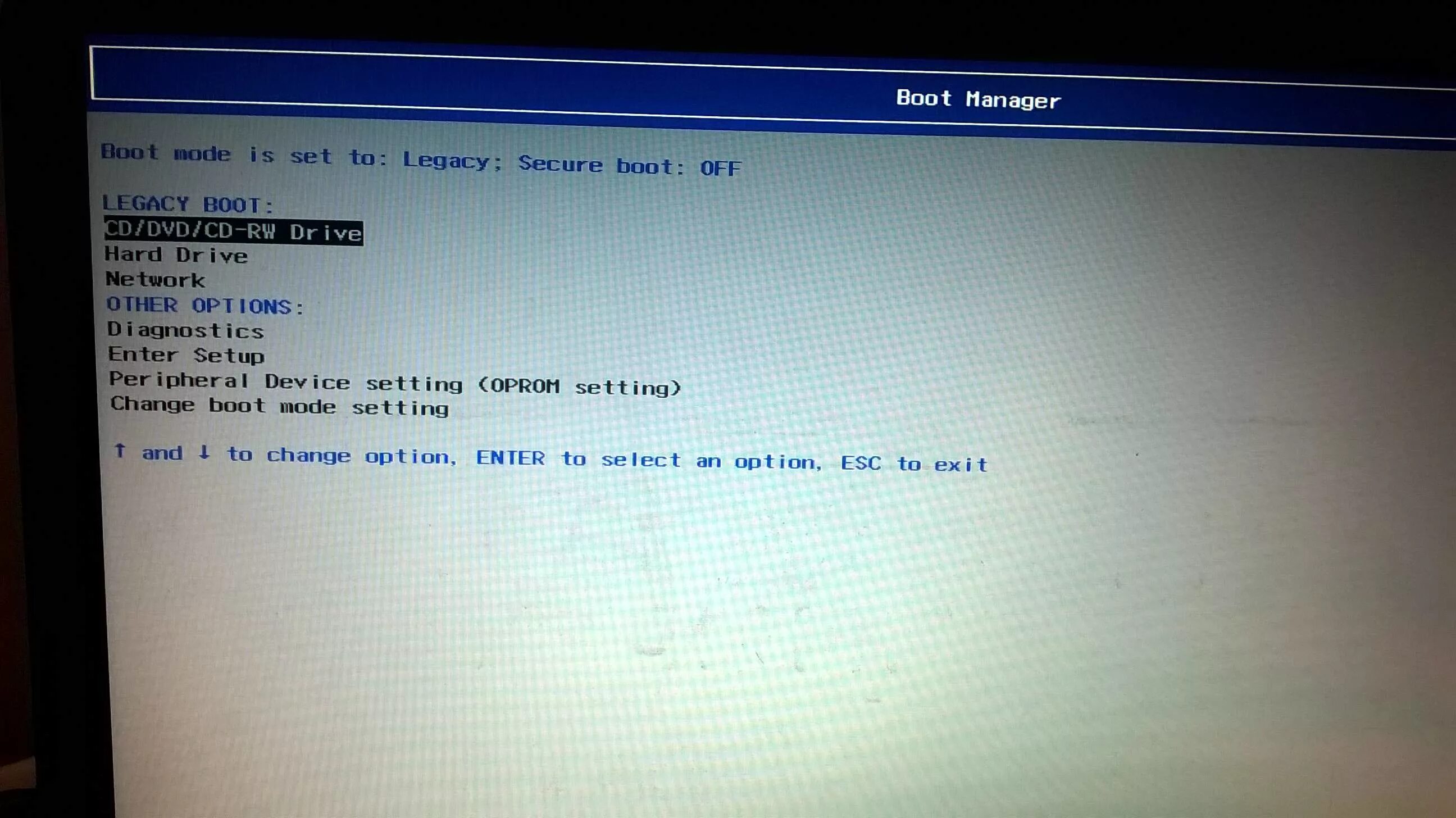 Secure boot can be enabled when system