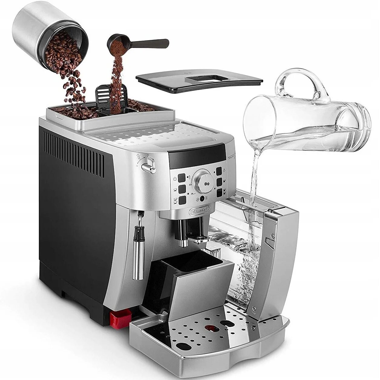 Кофемашина de'Longhi ECAM 22.110. Кофемашина Delonghi magnifica ECAM22.110SB. Кофемашина Delonghi magnifica ECAM 22.110. Magnifica esam 22.110 кофемашина. Кофемашина delonghi magnifica s 22.110