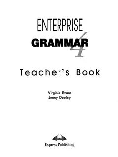 Enterprise 1 grammar book