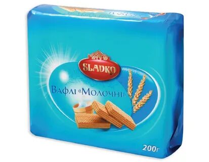 Вафли молочные