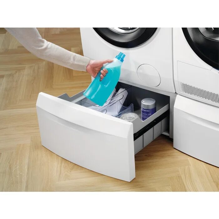 пьедестал для стиральной машины electrolux. напольный выдвижной ящик asko hps5323w. подставка под стиральную машину. Electrolux e6whped3. ящик для белья под стиральную машину.