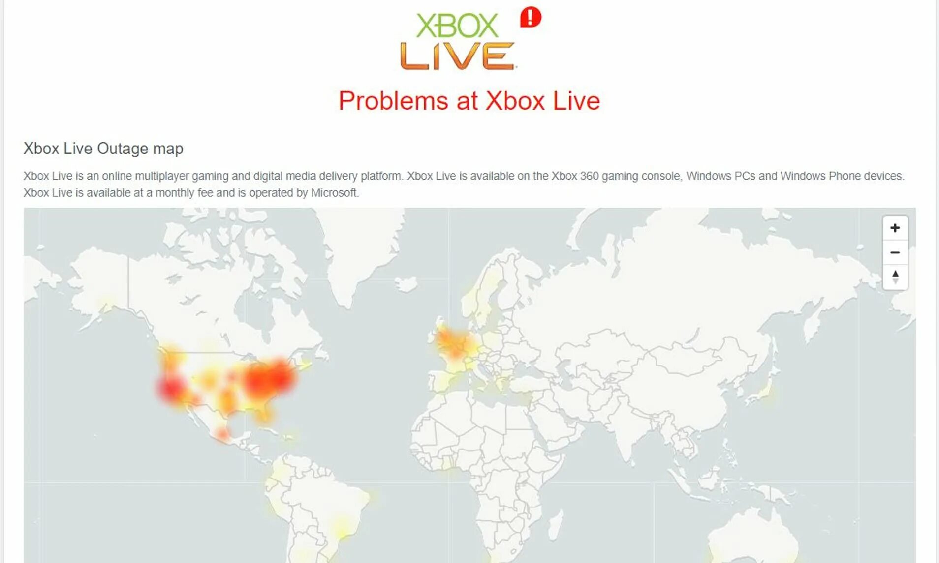 Xbox server status