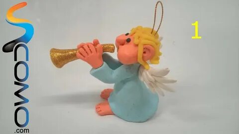 Лепка ангела из пластилина