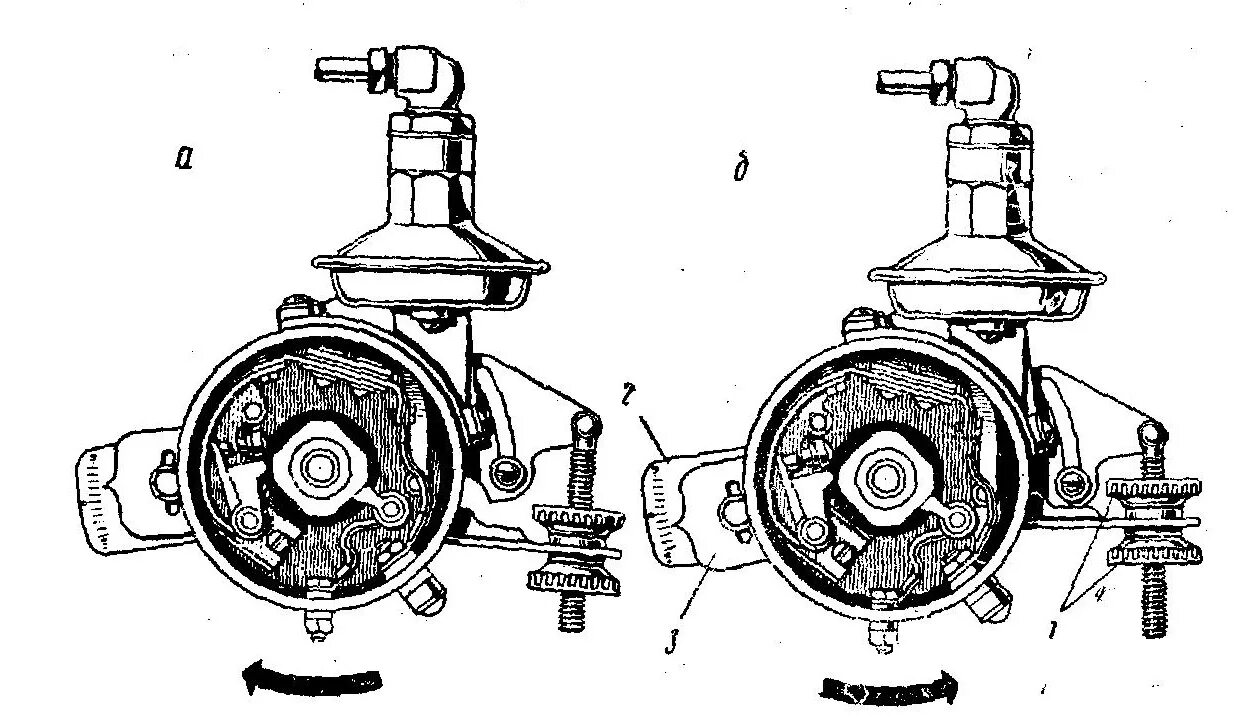 Как отрегулировать зажигание. Как отрегулировать зажигание. Как отрегулировать зажигание. Метки трамблера ваз 2101. Метки зажигания ваз 2106 на трамблере.