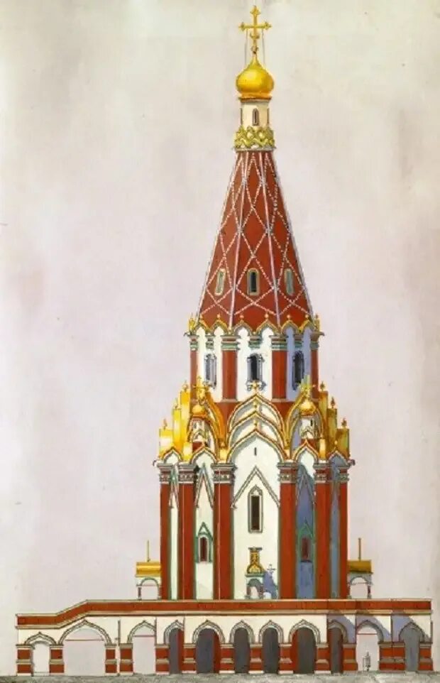 Церковь вознесения московского кремля. Церковь вознесения в коломенском реконструкция. вознесенский храм в коломенском реконструкция. соборы московского кремля шатровая архитектура. церковь воскресения в коломенском 16 век.