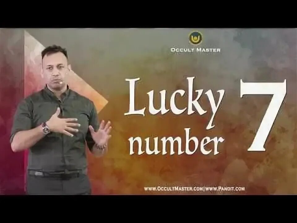 Three is a lucky number. Three is a lucky number