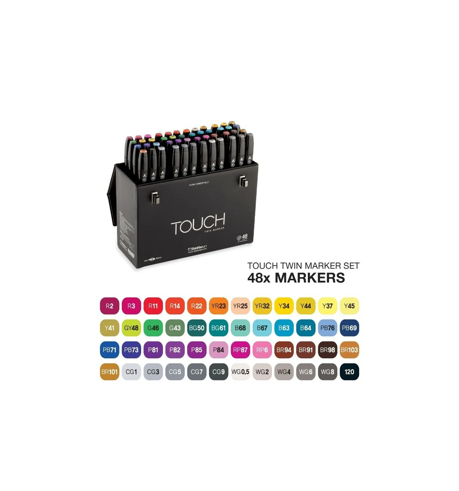 Маркеры тач браш 48 цветов. Touch Twin Set Markers x1028. Набор маркеров от тач полтора 3 миллиметра 4 цвета хомус. Базовая палитра для маркеров Touch. 48 цвет маркера