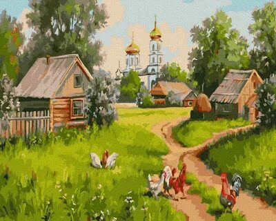 Пейзаж русской сказки