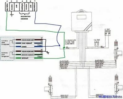 Центральный замок схема блока управления