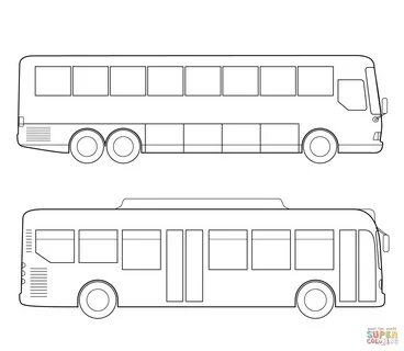 Картинки автобуса нарисованный