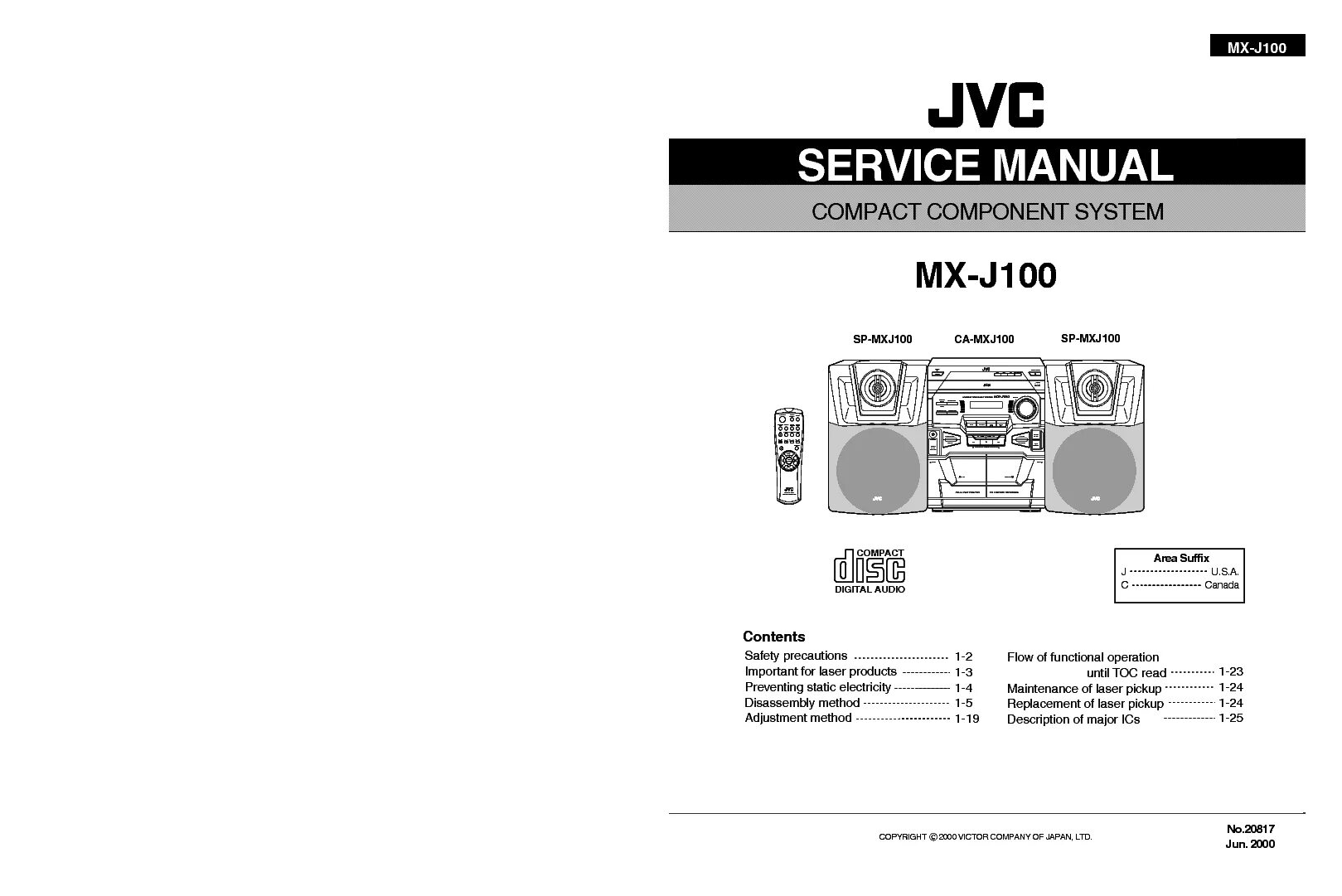Service manual jvc. JVC MX-j100. Музыкальный центр JVC MX-j100ee. JVC CA-s700. JVC MX-d701t service manual.