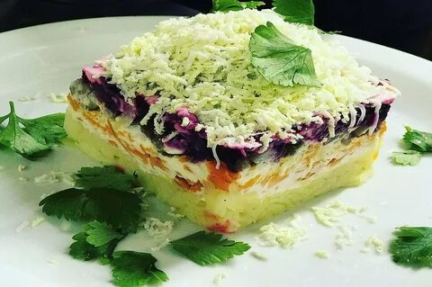 Рецепт шубы с селедкой классический с яблоком