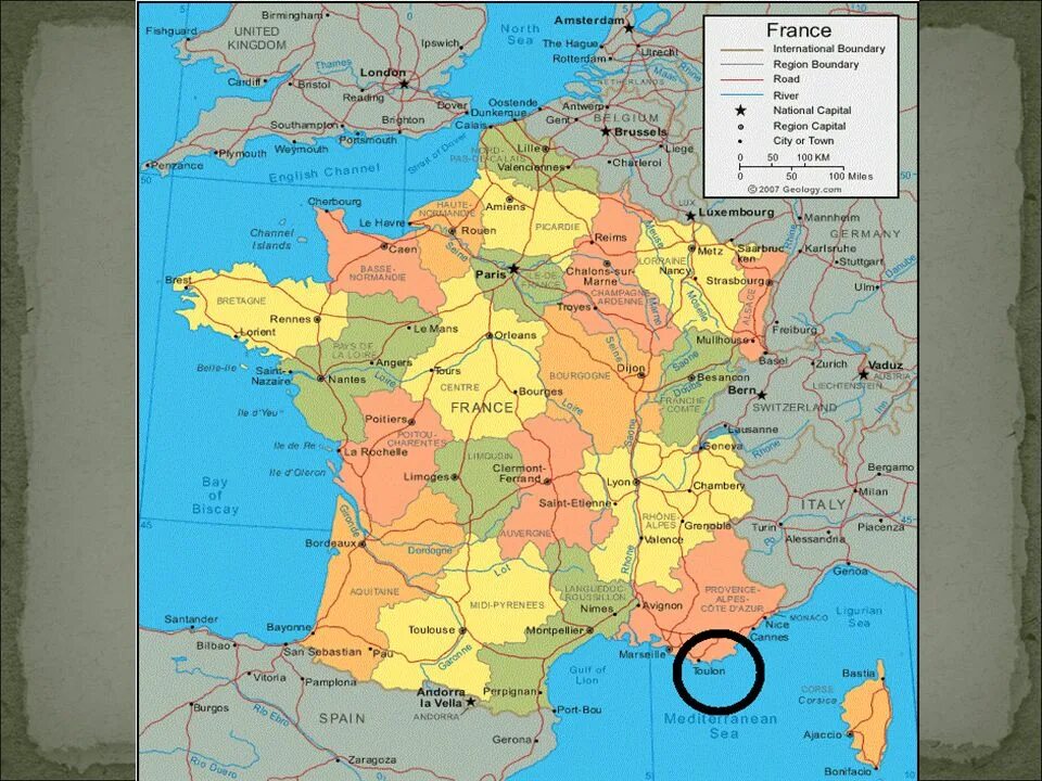 Карта Франции. Экономическая карта Франции. Промышленные центры Франции. Политическая карта Франции.