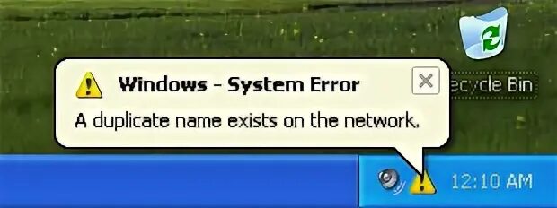 Duplicate name