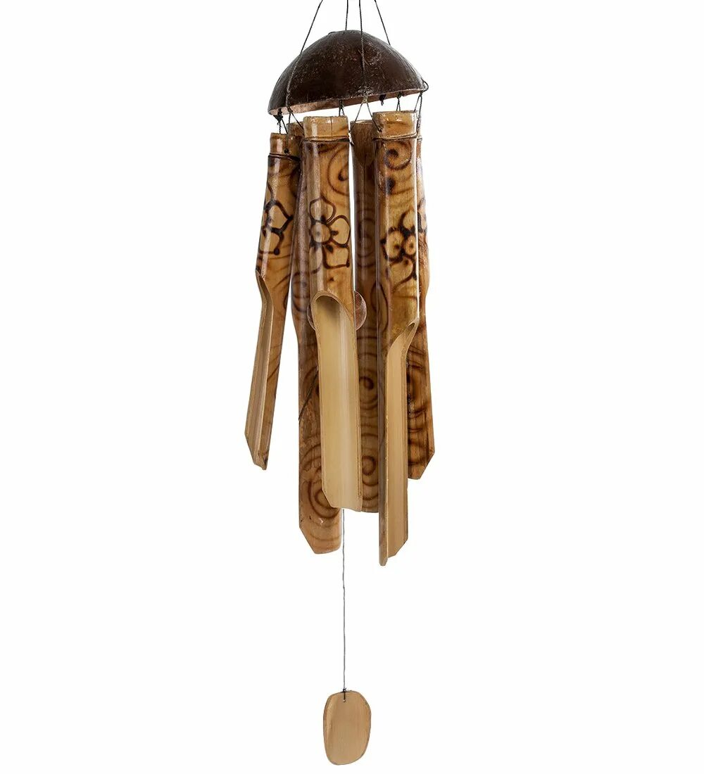 Бамбуковый колокольчик. Бамбуковые колокольчики ветра. Ветерок из бамбука. Сувениры из бамбука.