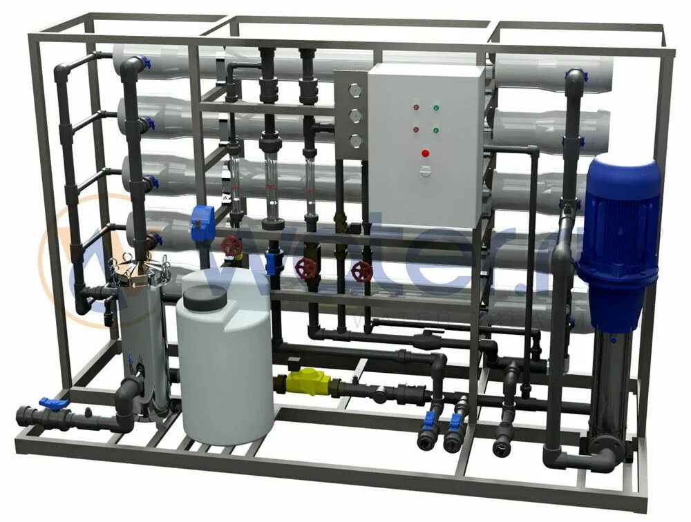 Вод ru. Обратный осмос ВПУ. Гидросхема промышленного осмоса 2 очистки. Водоподготовка обратный осмос. Промышленный фильтр обратного осмоса.