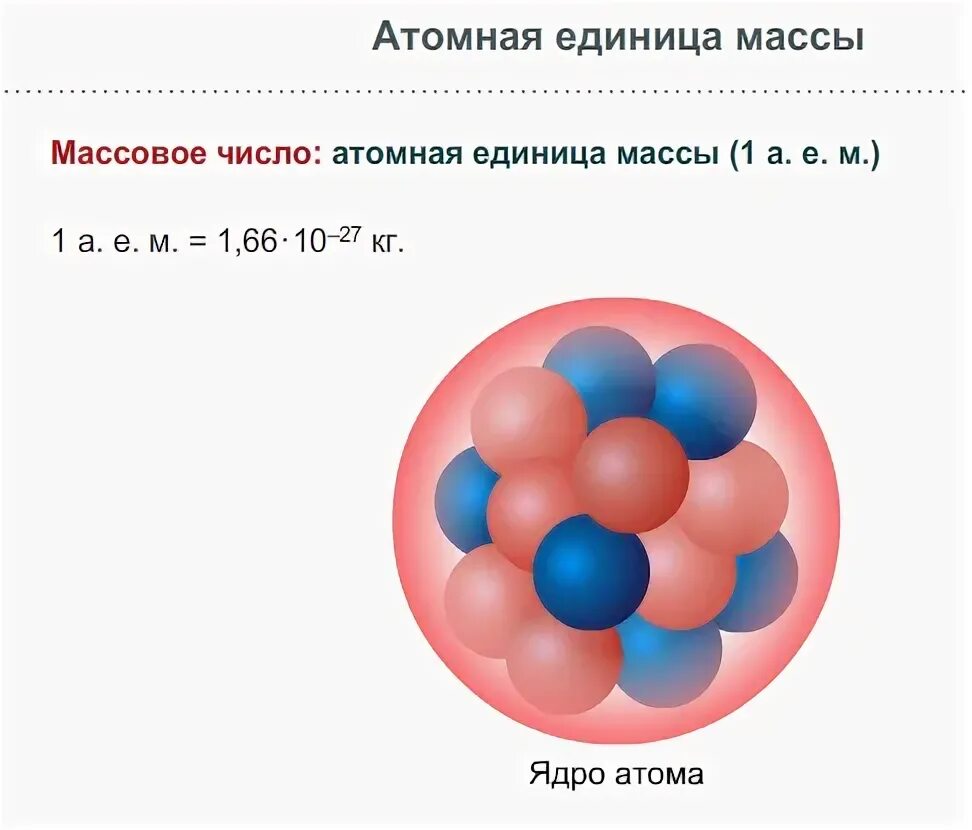 Атомная единица массы. Единичная атомная масса. Протонно нейтронная модель ядра. Одна атомная единица массы. Атомные единицы массы в килограммы