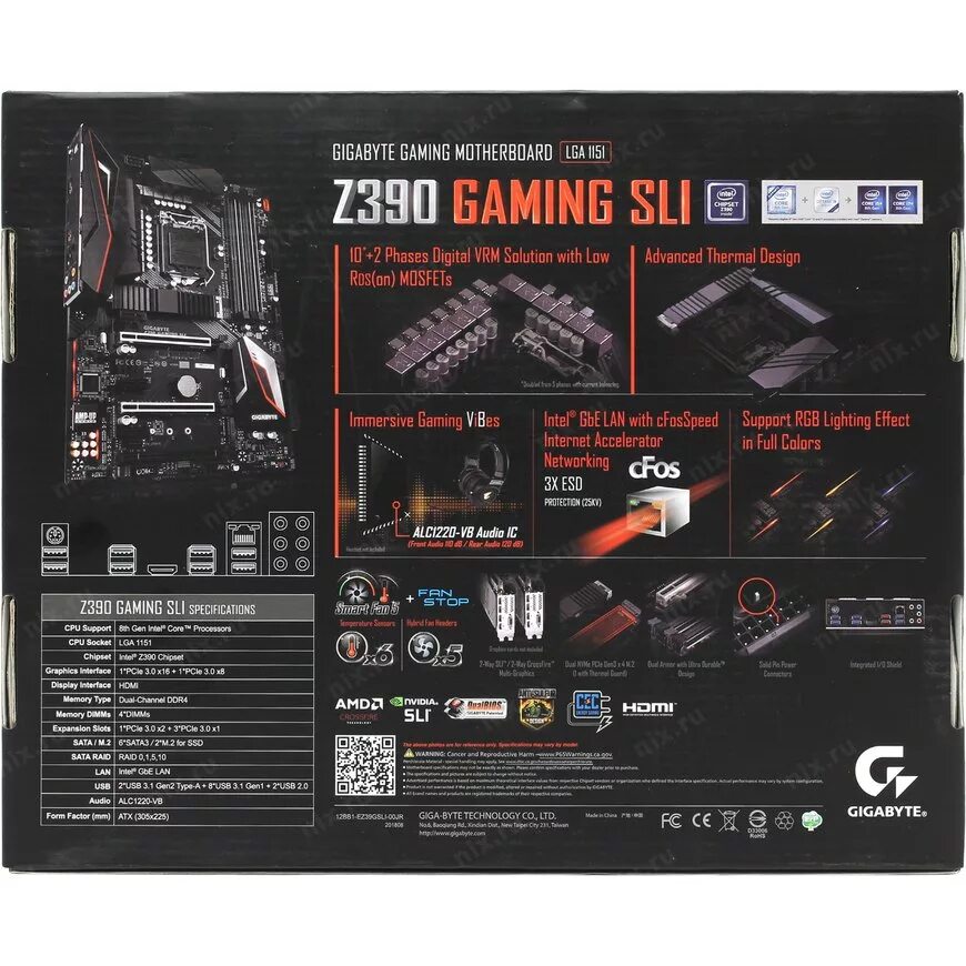 Gigabyte z390 Gaming SLI. Gigabyte z390 Gaming SLI (Rev. 1.0).