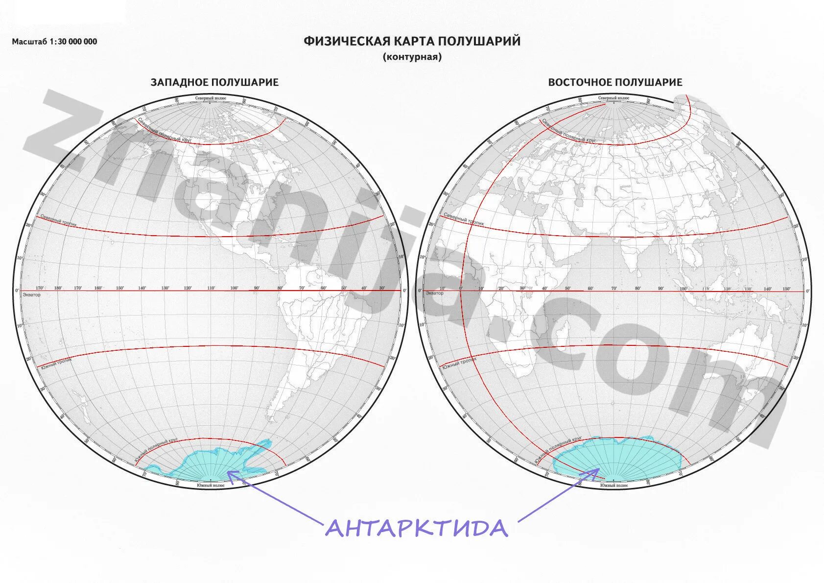 Земной шар подпишите пояса освещенности. Контурная карта полушарий пояса освещенности. Северные и Южные тропики на карте. Карта полушарий с тропиками и полярными кругами. Экватор Северный и Южный тропики.